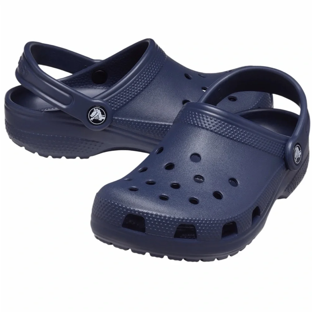 CROCS Iconic Comfort Navy Blue Crocs Men’s Size 10 Gorpcore Camping Waterproof